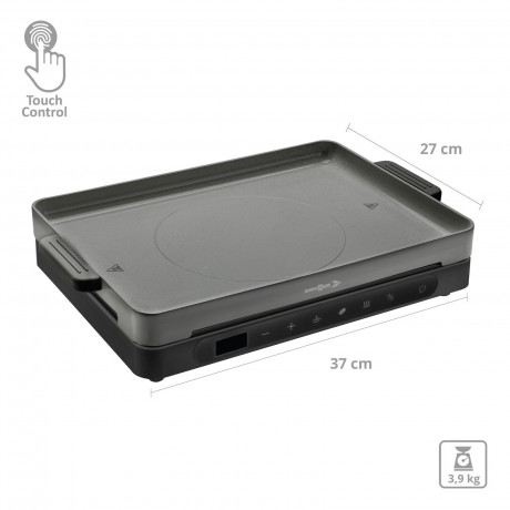 BRUNNER BRUNNER Gaskocher Camping Kochfeld HotPoint Double, Induktions Elektro Grill Herd Glas 2kW  Газовая плита BRUNNER, походная плита HotPoint Double, индукционная электрическая плита-гриль, стекло, 2 кВт