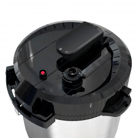 TurboTronic by Z-Line TurboTronic by Z-Line Multikocher 6L mit 2x Topf Edelstahltopf und beschichtet, PLASTIKFREI Silber, 1000 W, Dampfdrucktopf Elektrischer Schnellkochtopf Dampfgarer Schwarz Мультиварка TurboTronic by Z-Line 6л с 2 кастрюлями из нержаве