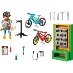 PLAYMOBIL PLAYMOBIL 70674 Geschenkset E-Bike-Werkstatt PLAYMOBIL 70674 Подарочный набор для мастерской электровелосипеда