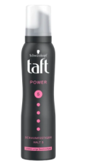 taft Schaumfestiger POWER, Cashmere-artige Geschmeidigkeit, Тафт Мусс для укладки волос, 150 мл