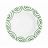 Gmundner Keramik Gmundner Keramik Grungeflammt Suppenteller Gourmet d: 24 cm / h: 4 cm Керамическая суповая тарелка Gmundner с зеленым пламенем для гурманов d: 24 см / высота: 4 см