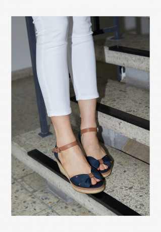 Tommy Hilfiger ICONIC ELBA Platform sandals dark blue ICONIC ELBA Сандалии на платформе темно-синий