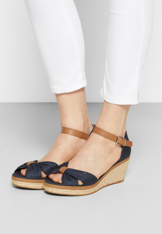 Tommy Hilfiger ICONIC ELBA Platform sandals dark blue ICONIC ELBA Сандалии на платформе темно-синий