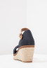 Tommy Hilfiger ICONIC ELBA Platform sandals dark blue ICONIC ELBA Сандалии на платформе темно-синий