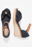 Tommy Hilfiger ICONIC ELBA Platform sandals dark blue ICONIC ELBA Сандалии на платформе темно-синий
