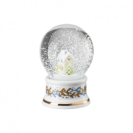 Hutschenreuther Hutschenreuther Jahresartikel Weihnachten 2022 Schneekugel 'Weihnachtsabend' h: 12 cm Ежегодная статья Hutschenreuther Рождественский снежный шар 2022 года «Сочельник» высота: 12 см