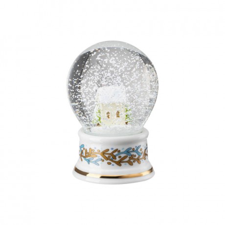 Hutschenreuther Hutschenreuther Jahresartikel Weihnachten 2022 Schneekugel 'Weihnachtsabend' h: 12 cm Ежегодная статья Hutschenreuther Рождественский снежный шар 2022 года «Сочельник» высота: 12 см