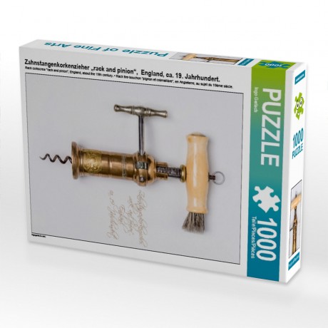 CALVENDO Puzzle CALVENDO Puzzle Zahnstangenkorkenzieher „rack and pinion“ Пазл CALVENDO Puzzle стеллаж-штопор "рейка и шестерня"