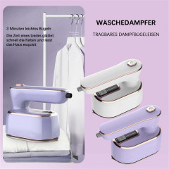 Yoyaxi Yoyaxi Reise-Dampfbugeleisen Elektrischer Dampfbugeleisen-Handgarderobe-Dampfgarer Mini Blau Дорожный паровой утюг Yoyaxi, электрический паровой утюг, ручной шкаф, мини-пароварка
