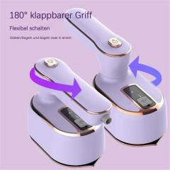 Yoyaxi Yoyaxi Reise-Dampfbugeleisen Elektrischer Dampfbugeleisen-Handgarderobe-Dampfgarer Mini Blau Дорожный паровой утюг Yoyaxi, электрический паровой утюг, ручной шкаф, мини-пароварка