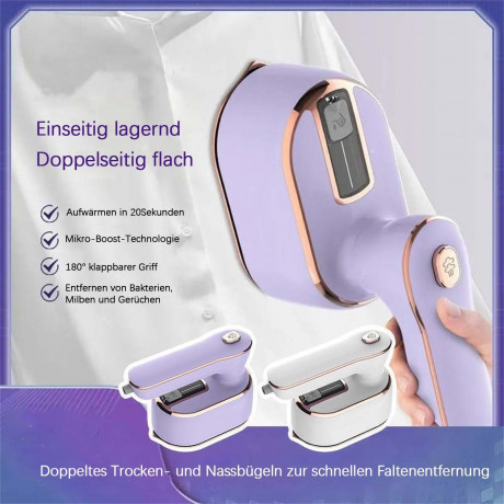 Yoyaxi Yoyaxi Reise-Dampfbugeleisen Elektrischer Dampfbugeleisen-Handgarderobe-Dampfgarer Mini Blau Дорожный паровой утюг Yoyaxi, электрический паровой утюг, ручной шкаф, мини-пароварка