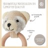 bieco Greifling Holz Natur und Baumwolle Baby Beissring 10cm Greifring 0 M Babyrassel Greiflinge Игрушка-клатч из натурального дерева и хлопка