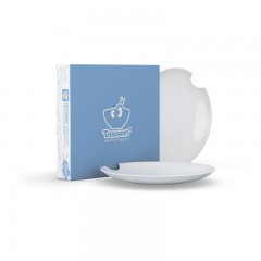 Fiftyeight Products TV Tassen Tiefe Teller / Suppenteller mit Biss 2er Set 24 cm  TV чашки глубокие тарелки / суповые тарелки с набором из 2 укусов 24 см