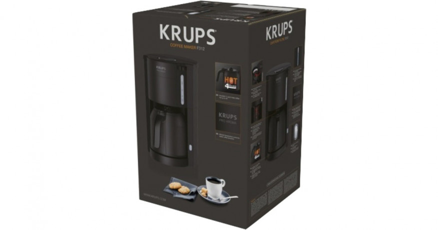 Krups Krups ProAroma Thermo KM 3038, Filtermaschine schwarz  schwarz Krups ProAroma Thermo KM 3038, фильтр-машина черный