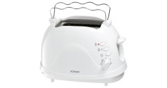 Bomann Bomann Toaster TA 246 CB weiss, 700 Watt, fur 2 Scheiben Toast weiss Тостер Bomann TA 246 CB белый, 700 Вт, на 2 ломтика тостов