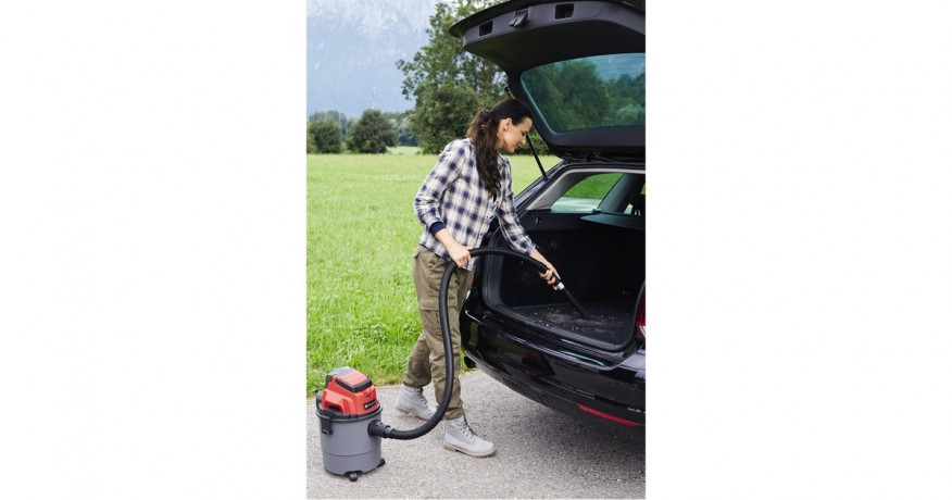 Einhell Einhell Akku-Nass-/Trockensauger TC-VC 18/15 Li-Solo grau/rot, ohne Akku und Ladegerat  grau/rot Беспроводной пылесос для влажной и сухой уборки Einhell TC-VC 18/15 Li-Solo серый/красный, без аккумулятора и зарядного устройства