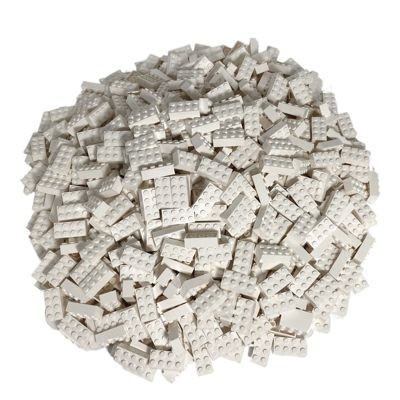 LEGO LEGO 2x4 Steine Weiss - 100 Stuck - White bricks 3001 LEGO 2x4 кирпичи белые - 100 штук - Белые кирпичи 3001