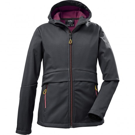 killtec Softshelljacke KOW 17 GRLS SFTSHLL JCKT mit Kapuze fur Madchen Куртка софтшелл с капюшоном KOW 17 GRLS SFTSHLL JCKT для девочек