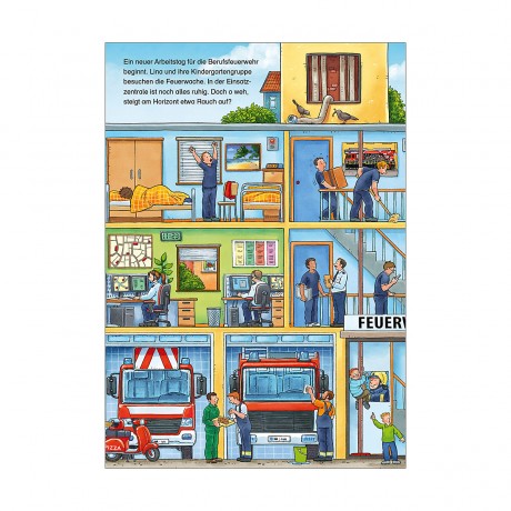 Loewe Verlag Wo ist das kleine Feuerwehrauto? Где маленькая пожарная машина?