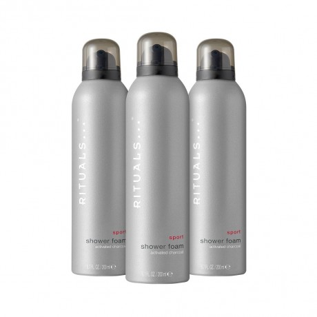 Rituals SPORT COLLECTION Foaming Shower Gel Value Pack 3 STK  Пена для душа 3 штуки х 200мл