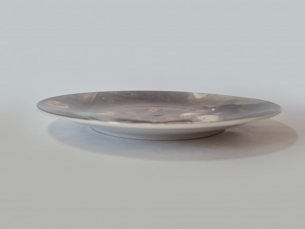 Seltmann Weiden Bavaria Декоративная тарелка "Игра в карты", 27см, Германия, 1960-70гг.