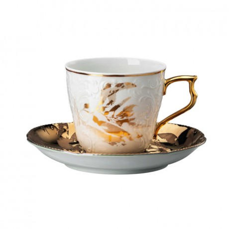 Rosenthal Rosenthal Heritage Midas Kaffeeobertasse 0,21 L mit Untertasse 2-tlg. Кофейная чашка Rosenthal Heritage Midas 0,21 л с блюдцем 2 шт.
