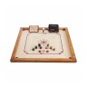 Ubergames Compact Carrom Board Игра Карром: доска 68см х 68см с фишками (без подставки и без сумки), модель B07RT158DN, 4кг
