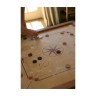 Ubergames Compact Carrom Board Игра Карром: доска 68см х 68см с фишками (без подставки и без сумки), модель B07RT158DN, 4кг