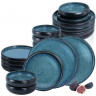 Moritz & Moritz Moritz & Moritz Tafelservice 18-tlg Blau Reaktiv  schwarz Обеденный сервиз Moritz &amp; Moritz, 18 предметов, синий реактивный
