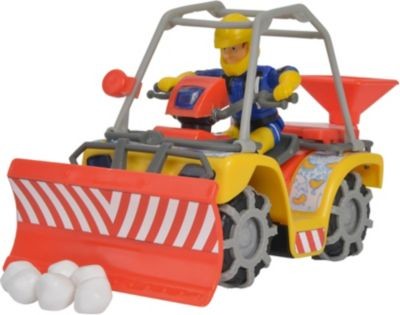 Simba Feuerwehrmann Sam Mercury-Schnee- Quad mit Figur Снежный квадроцикл Fireman Sam Mercury с фигуркой