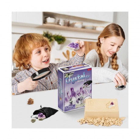 Hocan Spielzeug graben DIY-Graben fur Schatz-Edelstein-Archaologie-Spielzeug Игрушки для копания Сделай сам копать сокровища Драгоценные камни Археологические игрушки