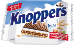 Knoppers Вафли с кремовой начинкой 24 шт. x 23,5г в фирменной упаковке