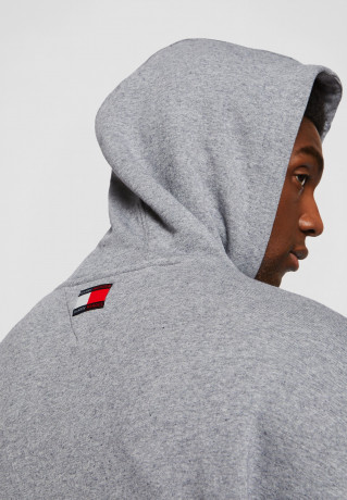 Tommy Hilfiger TOMMY HILFIGER X SHAWN MENDES GOOD LUCK HOODIE EXCLUSIVE UNISEX Hoodie medium grey heather TOMMY HILFIGER X SHAWN MENDES GOOD LUCK HOODIE EXCLUSIVE UNISEX Худи средний серый вереск