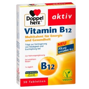 Doppelherz Vitamin B12 Tabletten (30 шт.) Доппельгерц Таблетки 30 шт.