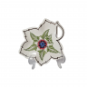 Delft Тарелка в виде листа с растительным декором, 16 x 15 x 2 см, Голландия, 1960-70гг.