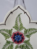 Delft Тарелка в виде листа с растительным декором, 16 x 15 x 2 см, Голландия, 1960-70гг.