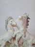 Статуэтка винтажная большая "Пара лошадей", фарфор, 21 x 22,5 см, Германия, 1960-70гг.
