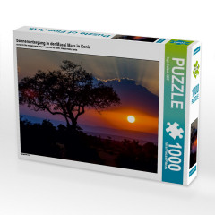 CALVENDO Puzzle CALVENDO Puzzle Sonnenuntergang in der Masai Mara in Kenia Пазл CALVENDO Puzzle Закат в Масаи Мара в Кении