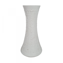 Ваза винтажная Royal KPM Bavaria с объемный декором в виде стекающих капель, фарфор, 18,5 см, Германия, 1960-70гг.