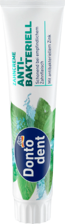 Dontodent Zahnpasta antibakteriell Донтодент Зубная паста антибактериальная с травами и мятой 125мл