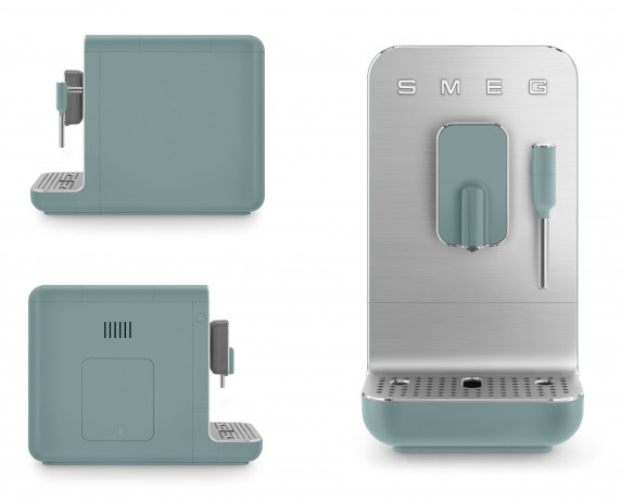 Smeg Smeg Kaffeevollautomat SMEG Kaffeevollautomat Kaffeemaschine Emerald Green BCC02EGMEU Полностью автоматическая кофемашина Smeg Полностью автоматическая кофемашина SMEG кофемашина Emerald Green BCC02EGMEU