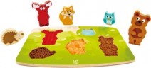 HAPE Puzzle Waldtiere zum Fuhlen Головоломки лесных животных