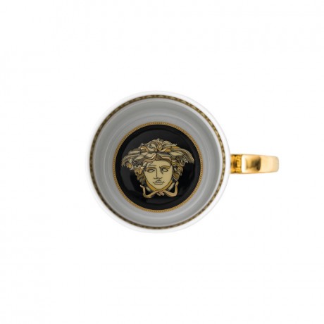 Rosenthal meets Versace Rosenthal Versace Virtus Gala Black Becher mit Henkel 0,30 L Rosenthal Versace Virtus Gala Кружка черная с ручкой 0,30 л