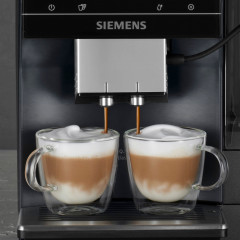 SIEMENS SIEMENS Kaffeevollautomat EQ700 classic TP707D06, Full-Touch-Display, bis 15 Profile speicherbar, Milchsystem-Reinigung  Полностью автоматическая кофемашина SIEMENS EQ700 classic TP707D06, полностью сенсорный дисплей, возможность сохранения до 15 