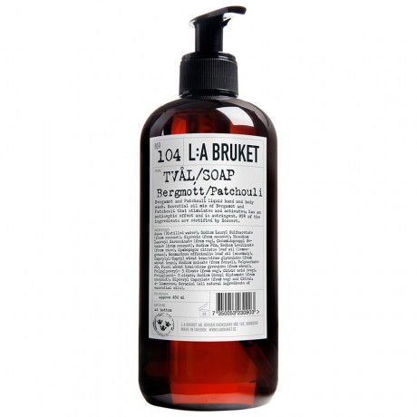 L:A BRUKET No.104 Bergamot/Patchouli Flussigseife Seifen, 450 мл