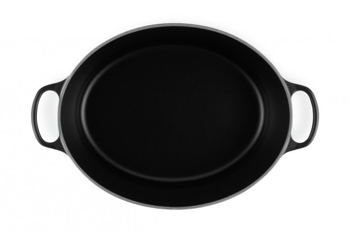 Le Creuset LE CREUSET Br\u00e4ter oval SIGNATURE schwarz LE CREUSET Br>4ter овал SIGNATURE