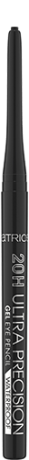 Catrice Eyeliner 20H Ultra Precision Gel Waterproof black 010, Катрис Водостойкий ультратонкий автоматический карандаш для глаз до 20 часов, черный 010, 0,28г