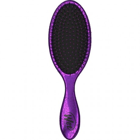 Wet Brush (Вет Браш) Массажная расчёска для волос Water Droplets Purple, 1 шт.