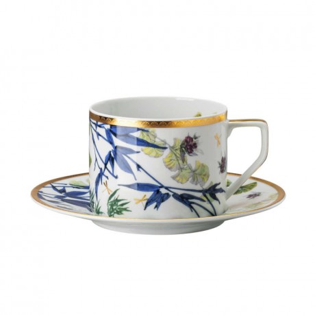Rosenthal Rosenthal Heritage Turandot white Kombiobertasse mit Untertasse 2-tlg. 0,39 L Rosenthal Heritage Turandot белая комбинированная чашка и блюдце из 2 предметов. 0,39 л