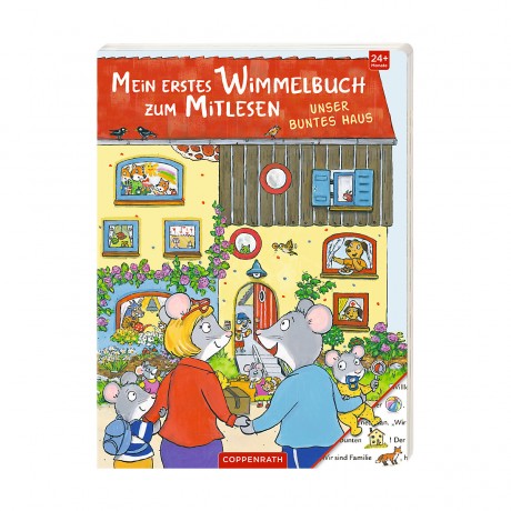 Coppenrath Verlag Mein erstes Wimmelbuch zum Mitlesen Моя первая книга по поиску предметов